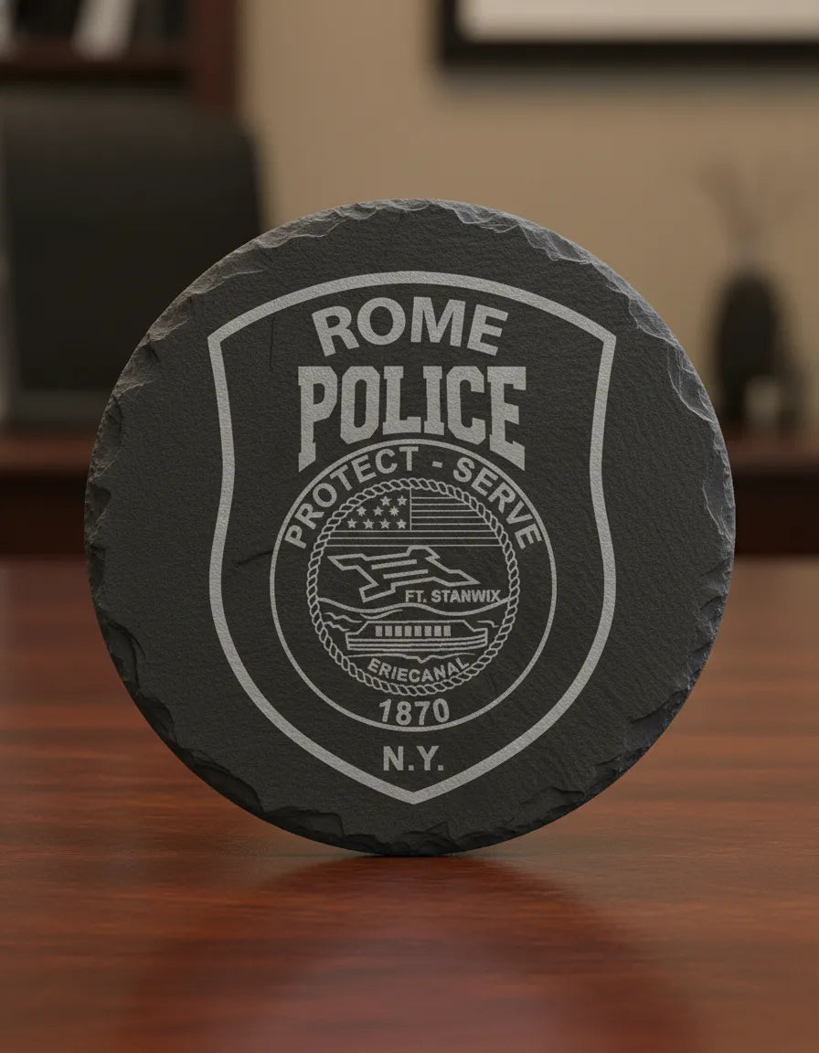 Rome Police Department Patch SVG

New York Law Enforcement Vector Design

Ft Stanwix and Erie Canal Engraving File

Rome NY Police Sign CNC File

Police Shield Patch Vector for Laser Cutting