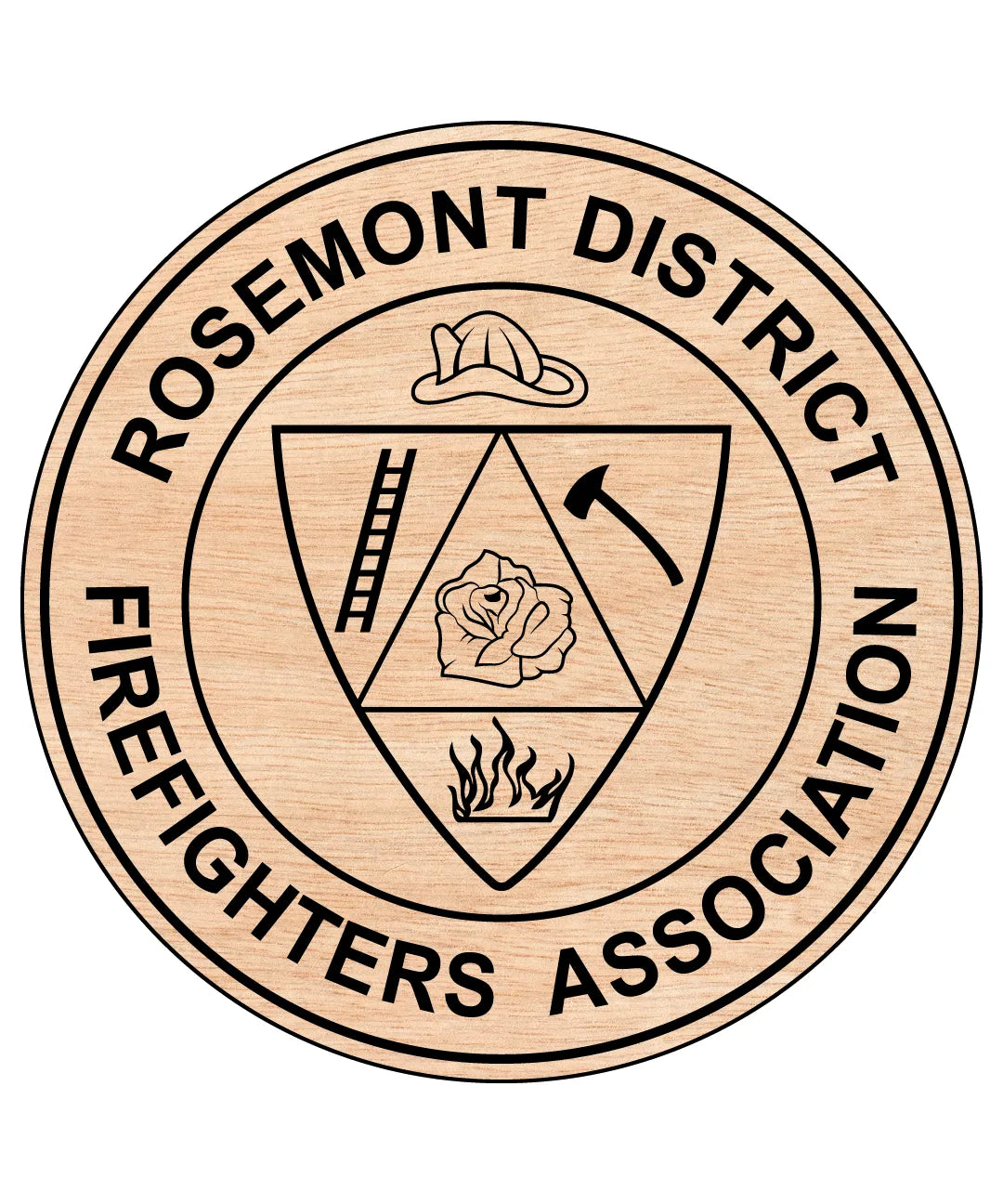 Rosemont District Firefighters Association Logo SVG Ontario Firefighter Vector