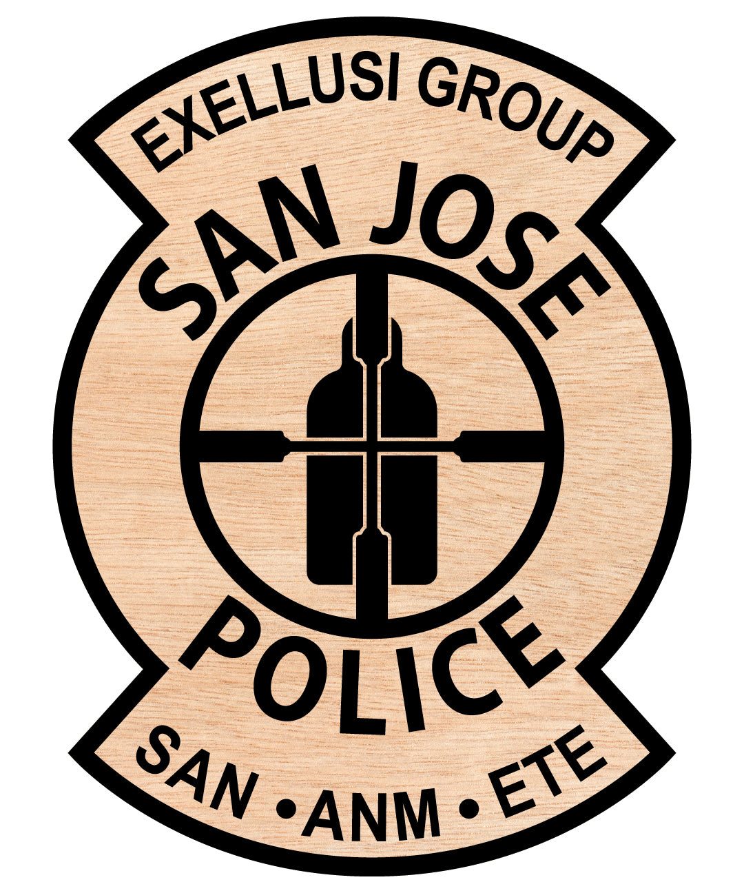 San Jose Police Patch SVG for CNC

San Jose CA Police Emblem Vector for Laser Engraving

San Jose California Police Patch for Wood Carving

Professional SJPD Law Enforcement Badge Design

San Jose Police SVG Logo for CNC Router Projects