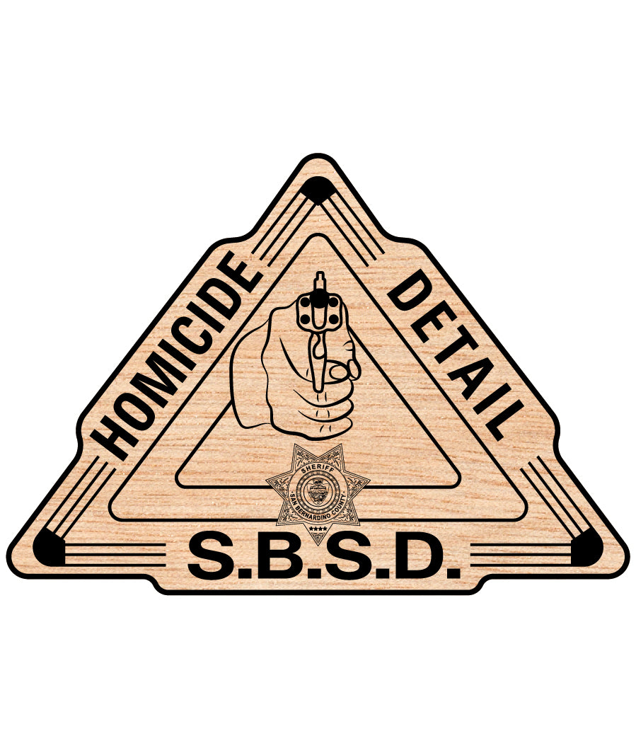 San Bernardino County Sheriff Homicide Detail Plaque SVG
Homicide Detail Sheriff Plaque Vector
Law Enforcement Plaque San Bernardino County
Sheriff Department Homicide Detail Design
San Bernardino County Sheriff Emblem