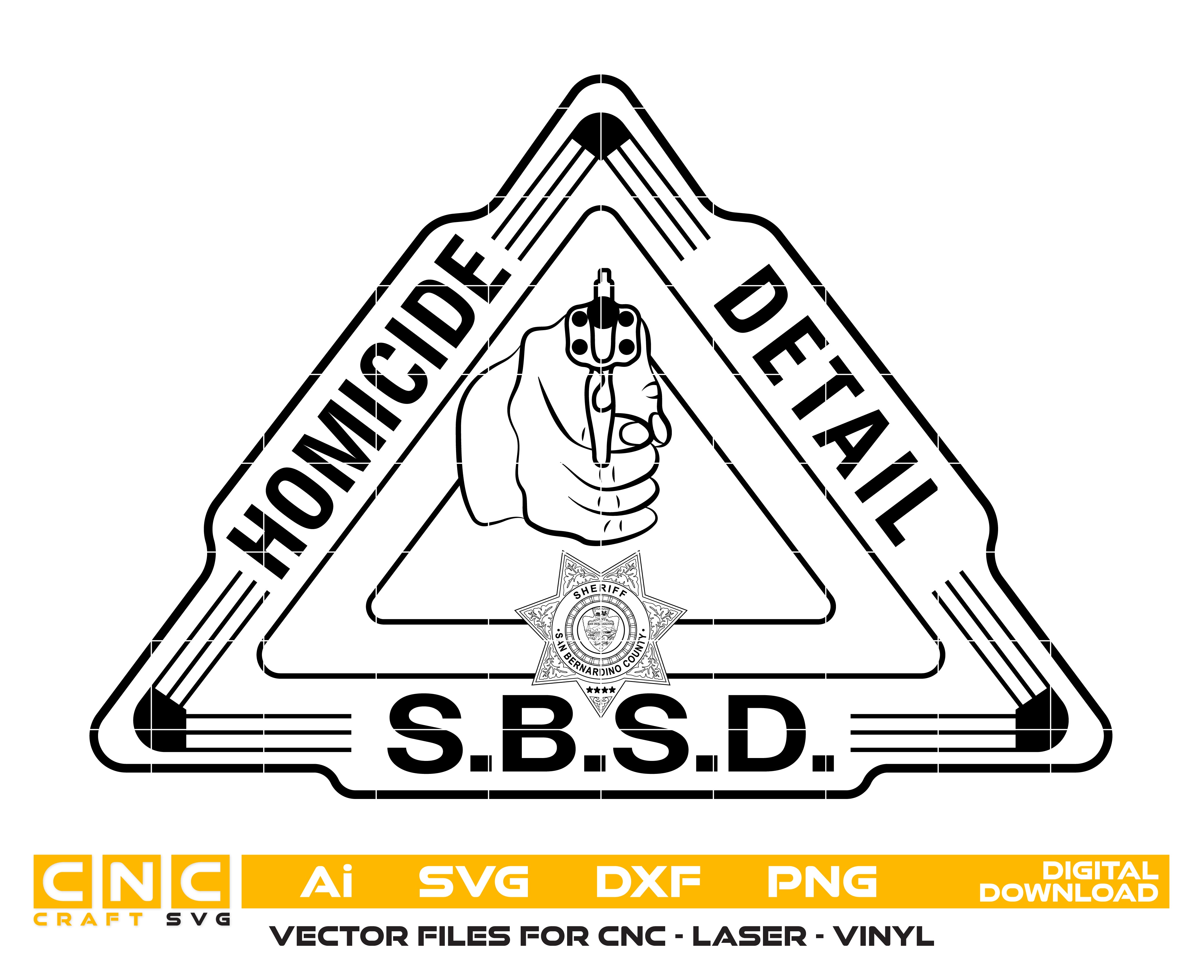 San Bernardino County Sheriff Homicide Detail Plaque SVG
Homicide Detail Sheriff Plaque Vector
Law Enforcement Plaque San Bernardino County
Sheriff Department Homicide Detail Design
San Bernardino County Sheriff Emblem
