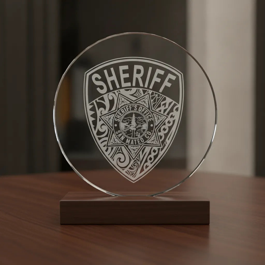 San Mateo County Sheriff Patch SVG

California Law Enforcement Vector

Sheriff Office Star Shield Emblem

Deputy Plaque Engraving File

San Mateo Sign CNC File