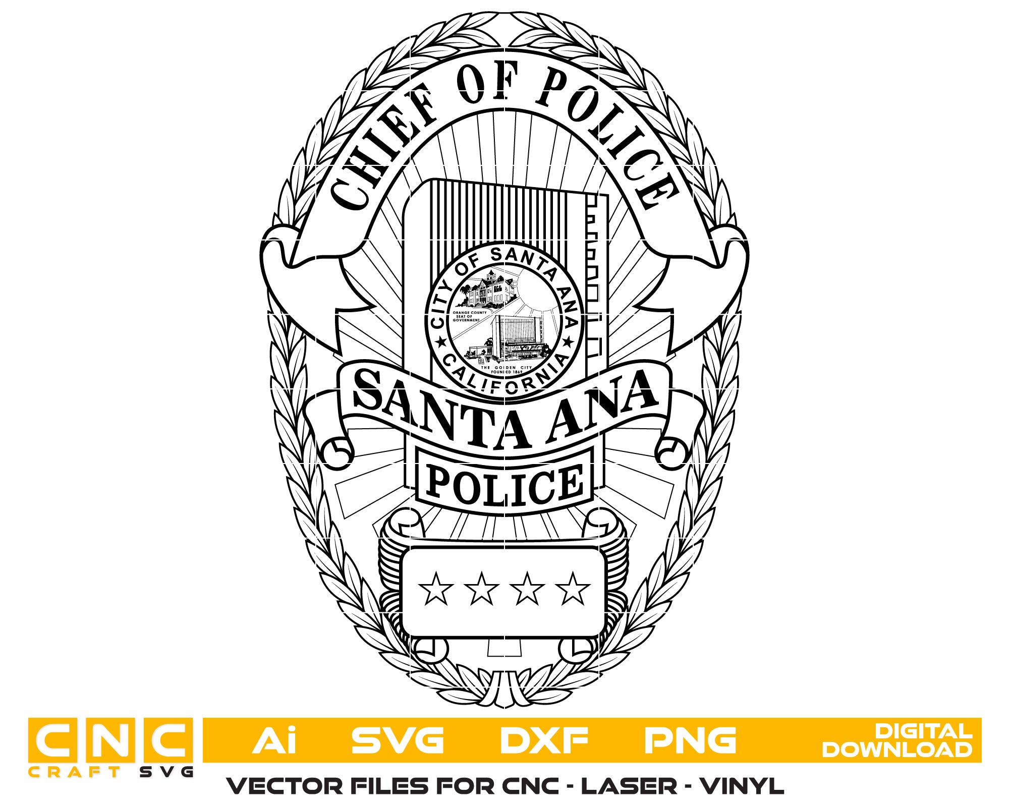 santa_ana_chief_of_police_badg