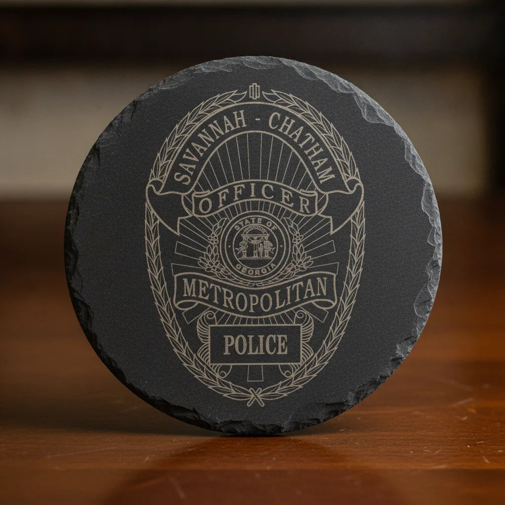 avannah Chatham Police Officer Badge SVG

Georgia Law Enforcement Shield Vector

State of Georgia Seal Engraving File

Metropolitan Police Badge Sign CNC File

Police Officer Shield Vector for Lasers