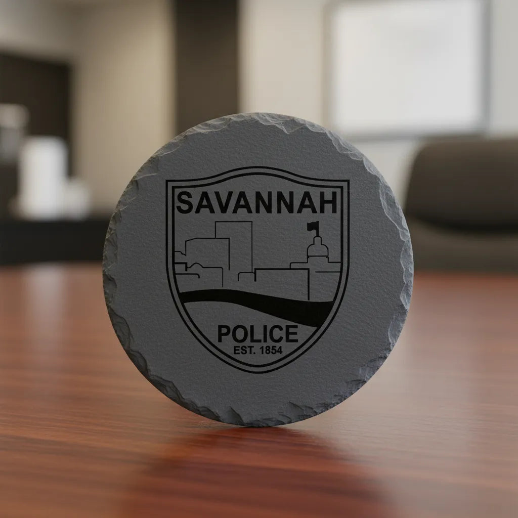 Savannah Police Department Patch SVG

Georgia Law Enforcement Vector Design

Police Skyline Patch Engraving File

Savannah Police Sign CNC File

Police Shield Patch Vector for Laser Cutting