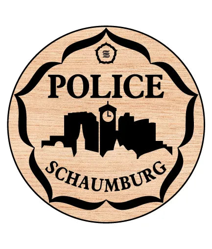 Schaumburg Police Department Logo SVG Illinois Law Enforcement Vector