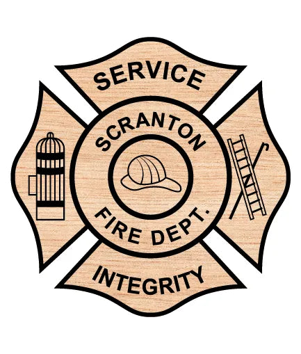 Scranton Fire Department Patch SVG Pennsylvania Firefighter Vector