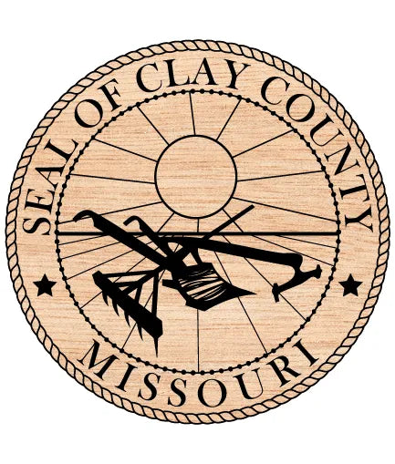 Seal of Clay County Missouri SVG Government Vector