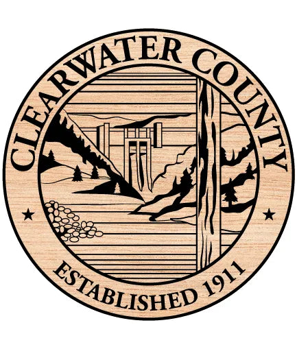 Seal of Clearwater County Idaho SVG Law Enforcement Vector