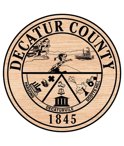 Seal of Decatur County Tennessee SVG Municipal Seal Vector