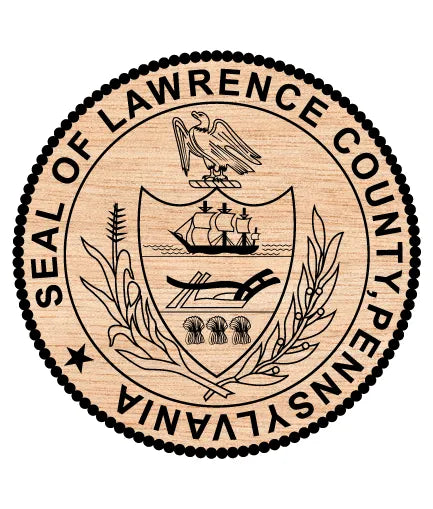 Seal of Lawrence County Pennsylvania SVG Municipal Seal Vector