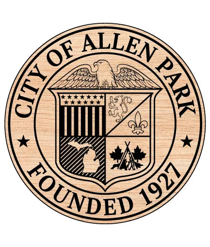 Seal of the City of Allen Park SVG Michigan Municipal Vector