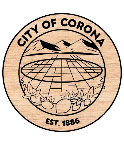 Seal Of The City Of Corona California SVG City Vector