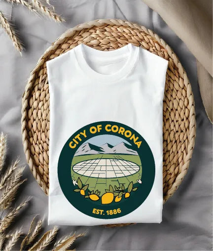 Seal Of The City Of Corona California SVG City Vector