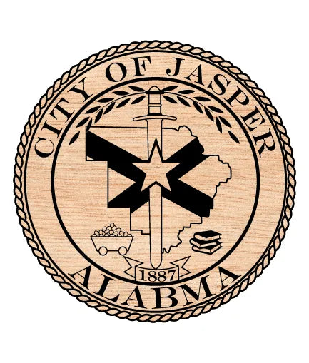 Seal Of The City Of Jasper Alabama SVG City Vector