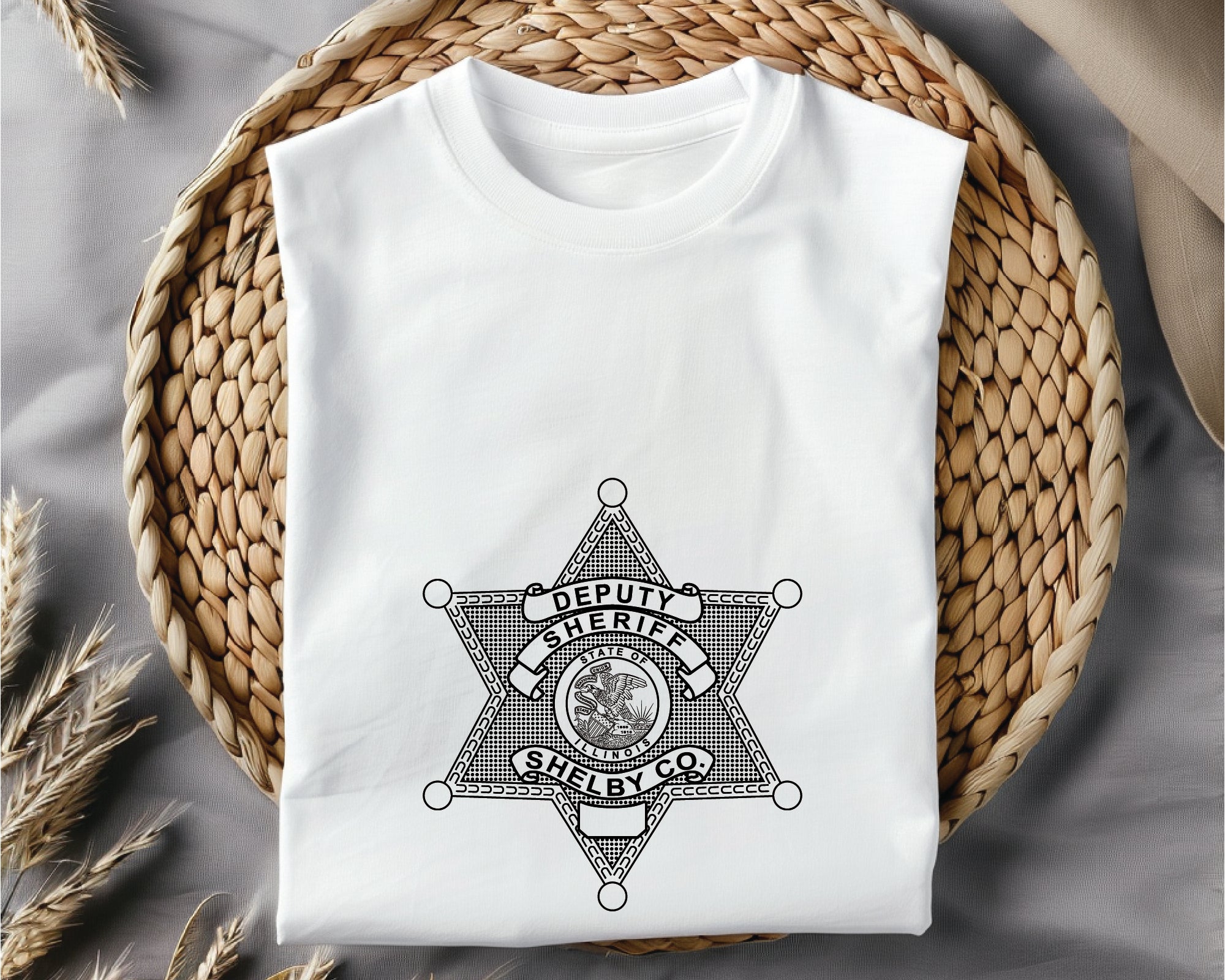 Shelby County Deputy Sheriff Badge SVG
Shelby County Illinois Sheriff Badge Vector
Law Enforcement Badge Shelby County
Deputy Sheriff Badge SVG
Shelby County Sheriff Emblem