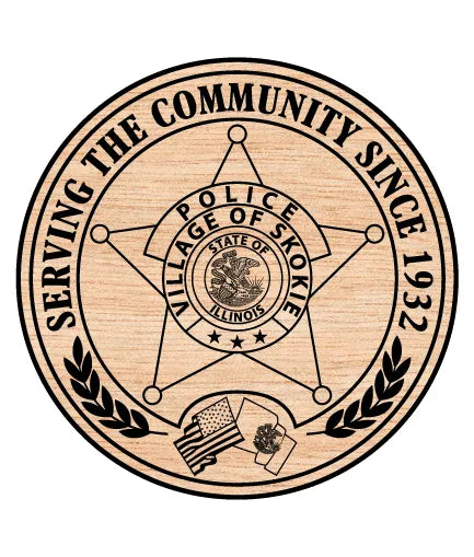 Skokie Police Department Badge SVG Village of Skokie Illinois Vector