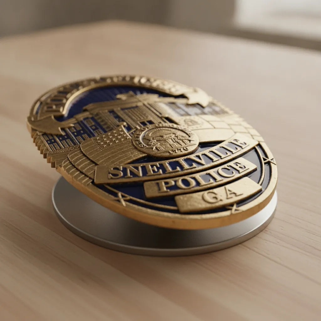 Snellville GA Police Officer Badge SVG

Georgia Law Enforcement Shield Vector

State of Georgia Seal Engraving File

Crossed Flags Police Badge Sign CNC

Police Shield Vector for Laser Engraving