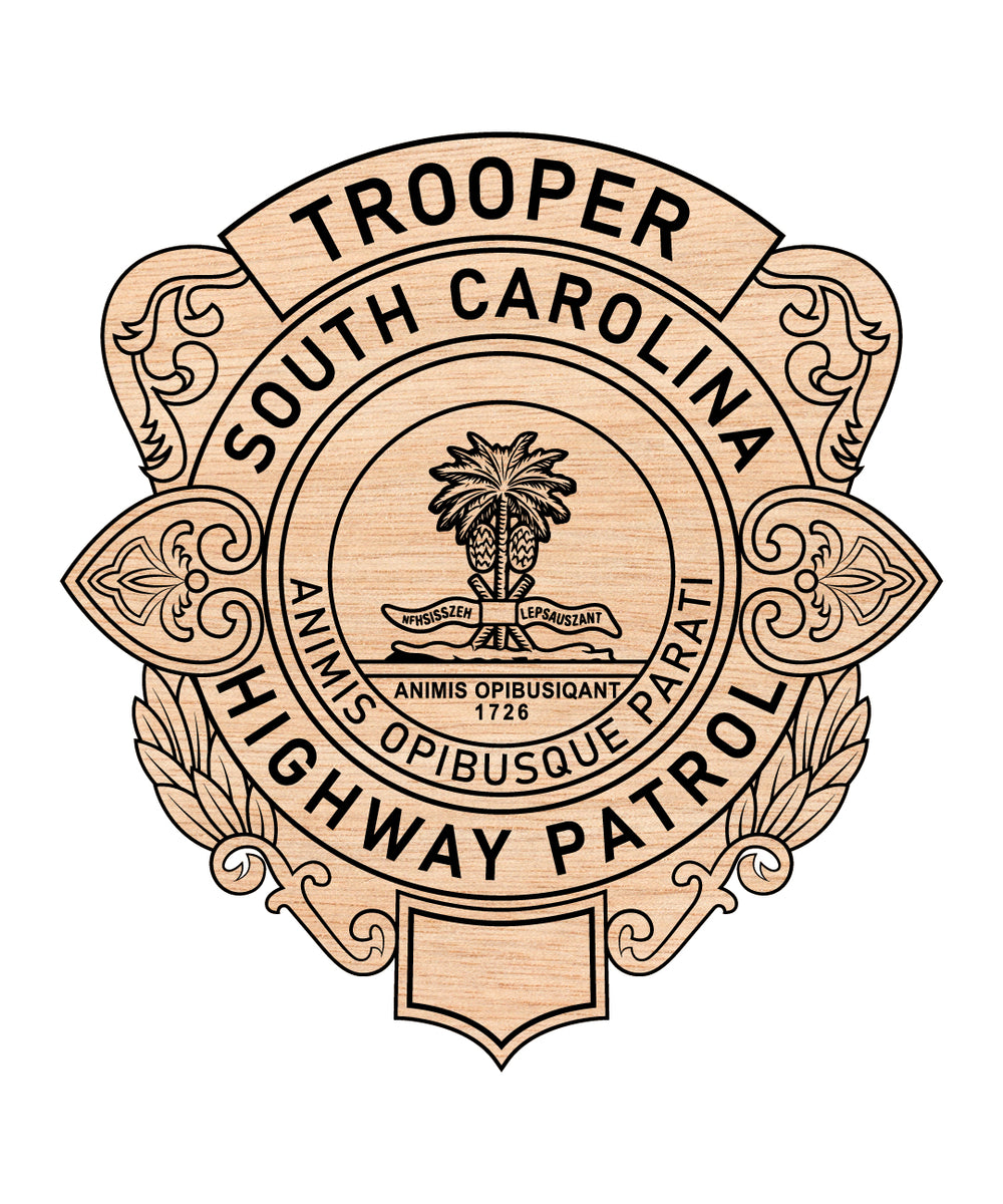 South Carolina Highway Patrol Trooper Badge SVG