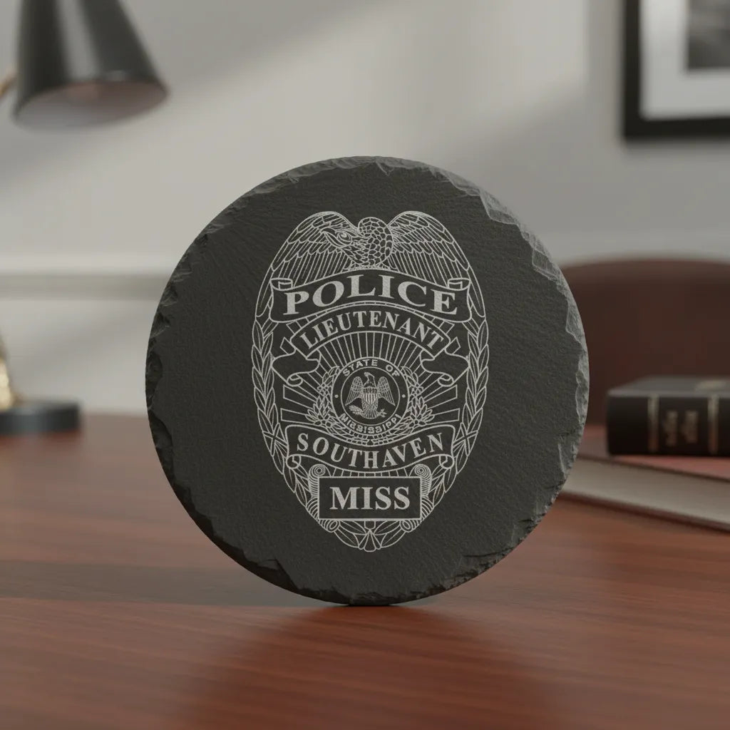 Southaven Police Lieutenant Badge SVG

Mississippi Law Enforcement Vector

Lieutenant Badge Engraving File

Southaven Police Sign CNC File

Police Lieutenant Vector for Laser Cutting
