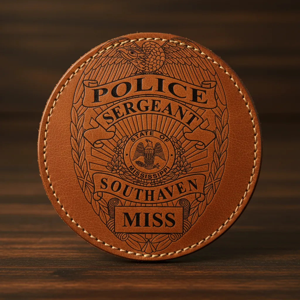 Southaven Police Sergeant Badge SVG

Mississippi Law Enforcement Vector

Police Sergeant Badge Engraving File

Southaven Police Sign CNC File

Sergeant Badge Vector for Laser Cutting