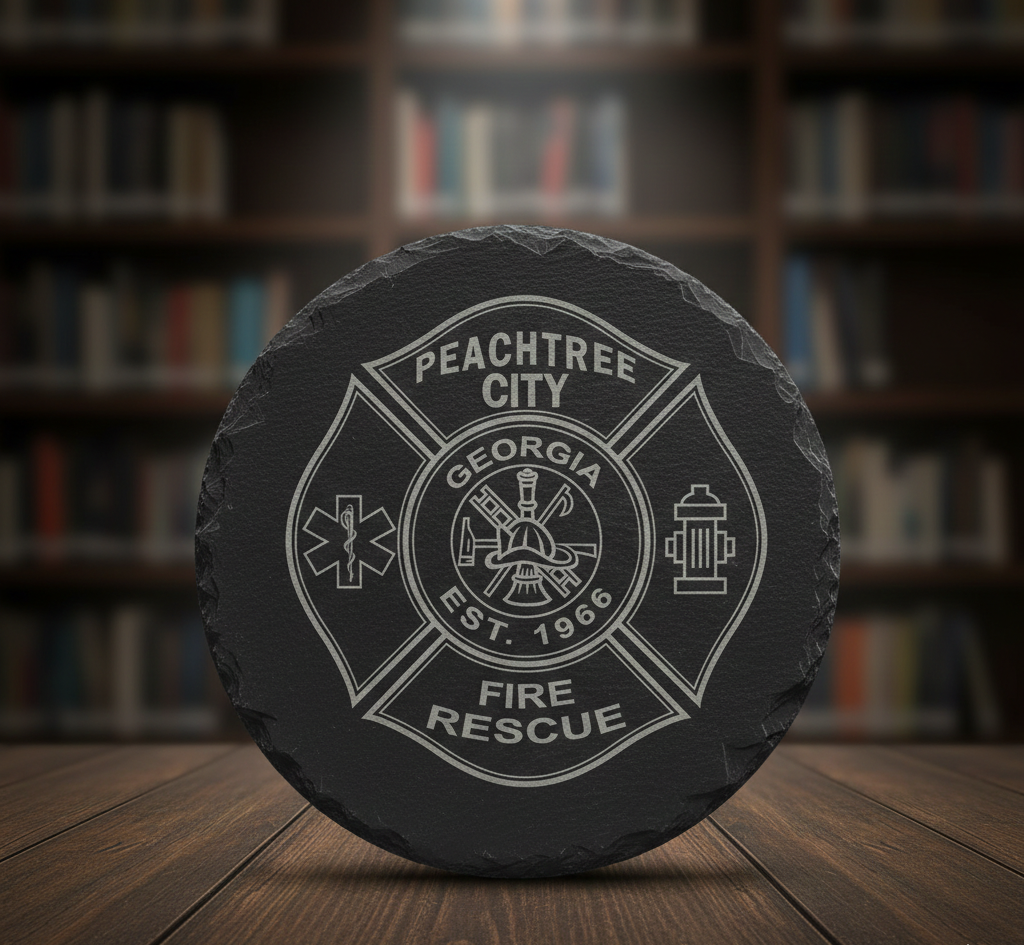Peachtree City Fire Rescue SVG

Georgia Firefighter Vector Design

Maltese Cross Fire Dept Emblem

Star of Life EMS Engraving File

Peachtree City Sign CNC File