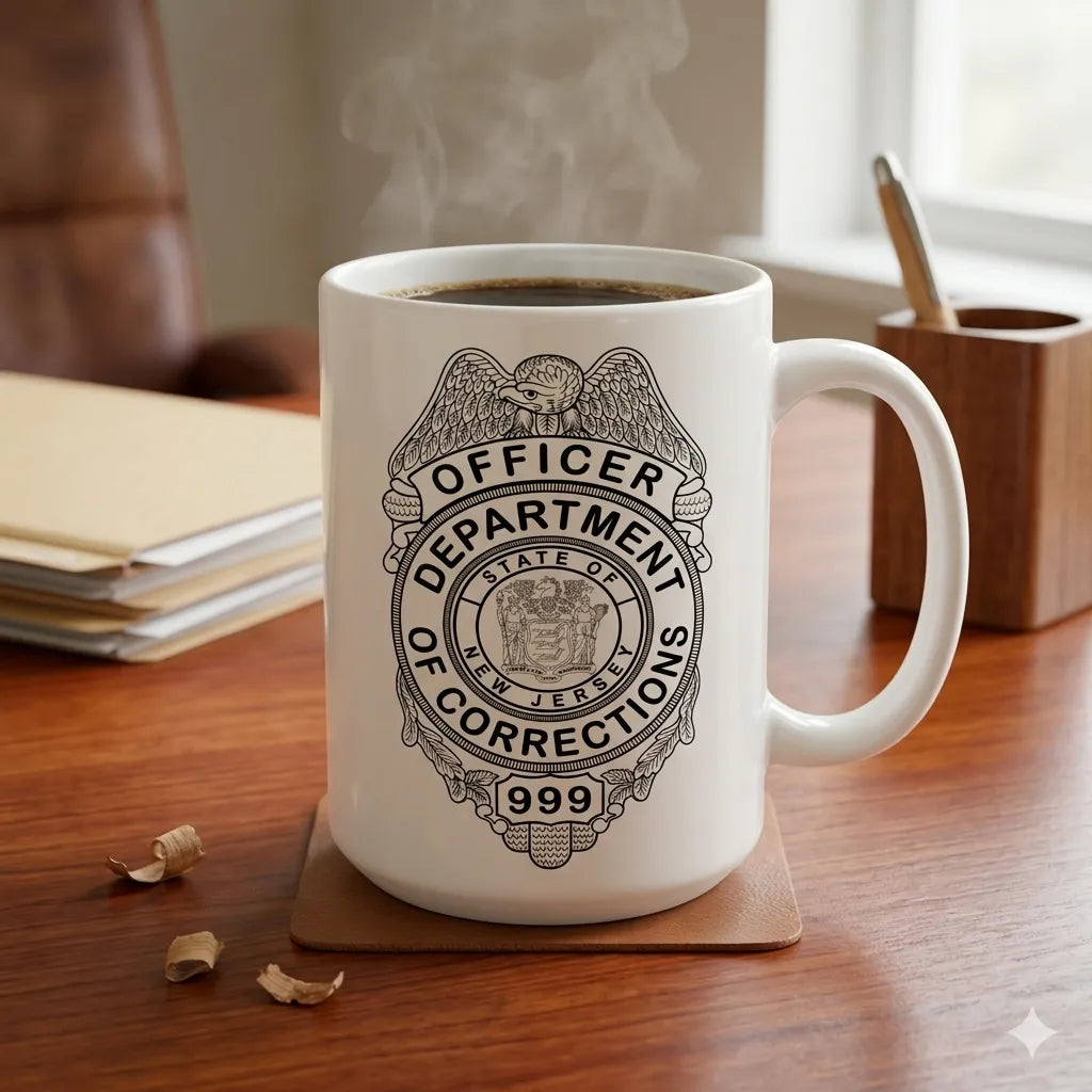 New Jersey Department of Corrections Badge SVG for CNC

New Jersey DOC Officer Vector for Laser Engraving

NJ Department of Corrections Emblem for Wood Carving

Professional New Jersey Corrections Badge Vector Design

NJ DOC SVG Logo for CNC Router Projects