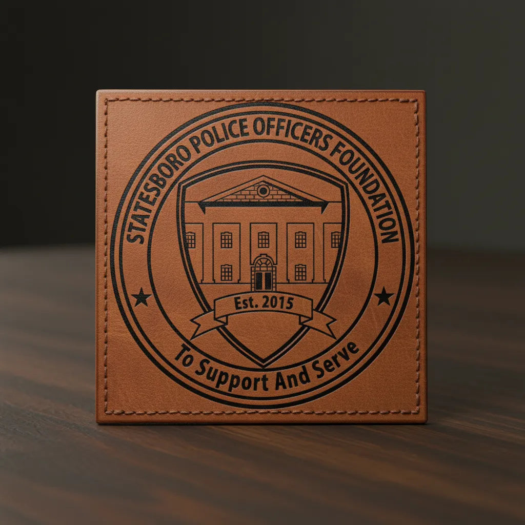 Statesboro Police Officers Foundation Patch SVG

Georgia Law Enforcement Vector Design

Police Foundation Shield Engraving File

Statesboro Police Sign CNC File

Columned Building Patch Vector for Laser Cutting