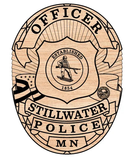 Stillwater Police Officer Badge Minnesota SVG Police Vector