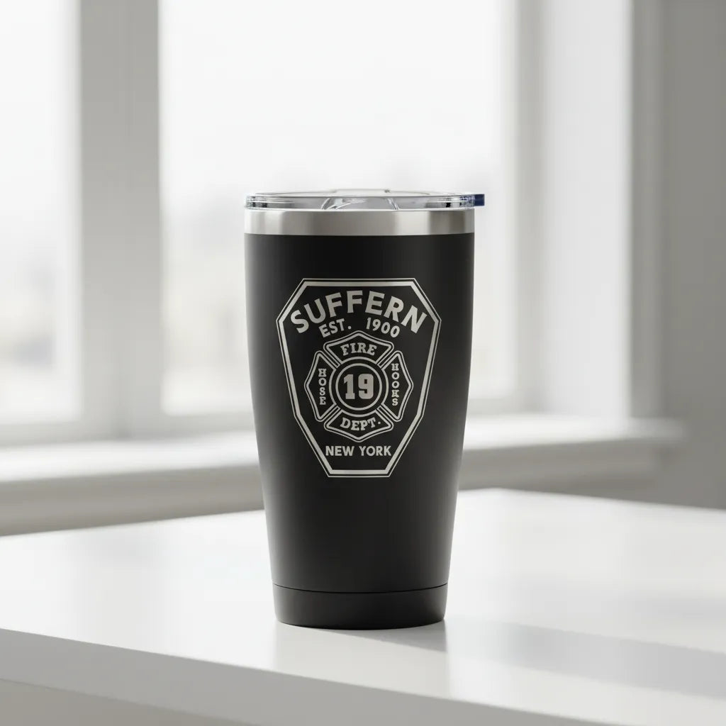 Suffern Fire Department Badge SVG

New York Firefighter Vector

Maltese Cross Shield Emblem

Firefighter Plaque Engraving File

Suffern Fire Sign CNC File