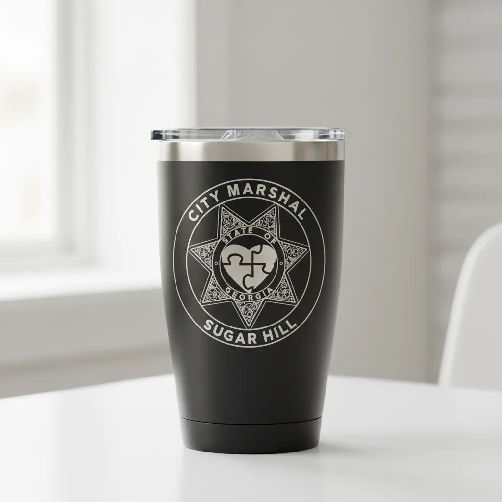 Sugar Hill City Marshal Badge SVG

Georgia Law Enforcement Vector Design

5-Point Star Marshal Badge Engraving File

Sugar Hill GA Marshal Sign CNC File

Puzzle Heart Badge Vector for Laser Cutting