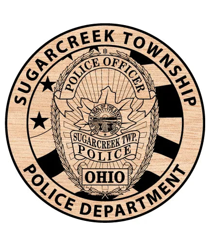 Sugarcreek Township Police Officer Badge SVG Ohio Law Enforcement Vector