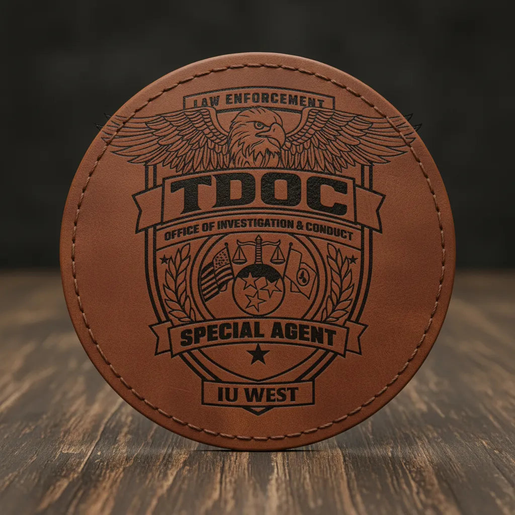 TDOC Special Agent Law Enforcement Badge SVG

Tennessee Department of Correction Vector Design

Eagle Shield Agent Badge Engraving File

TDOC Office of Investigation Sign CNC File

Tennessee Tristar Badge Vector for Lasers