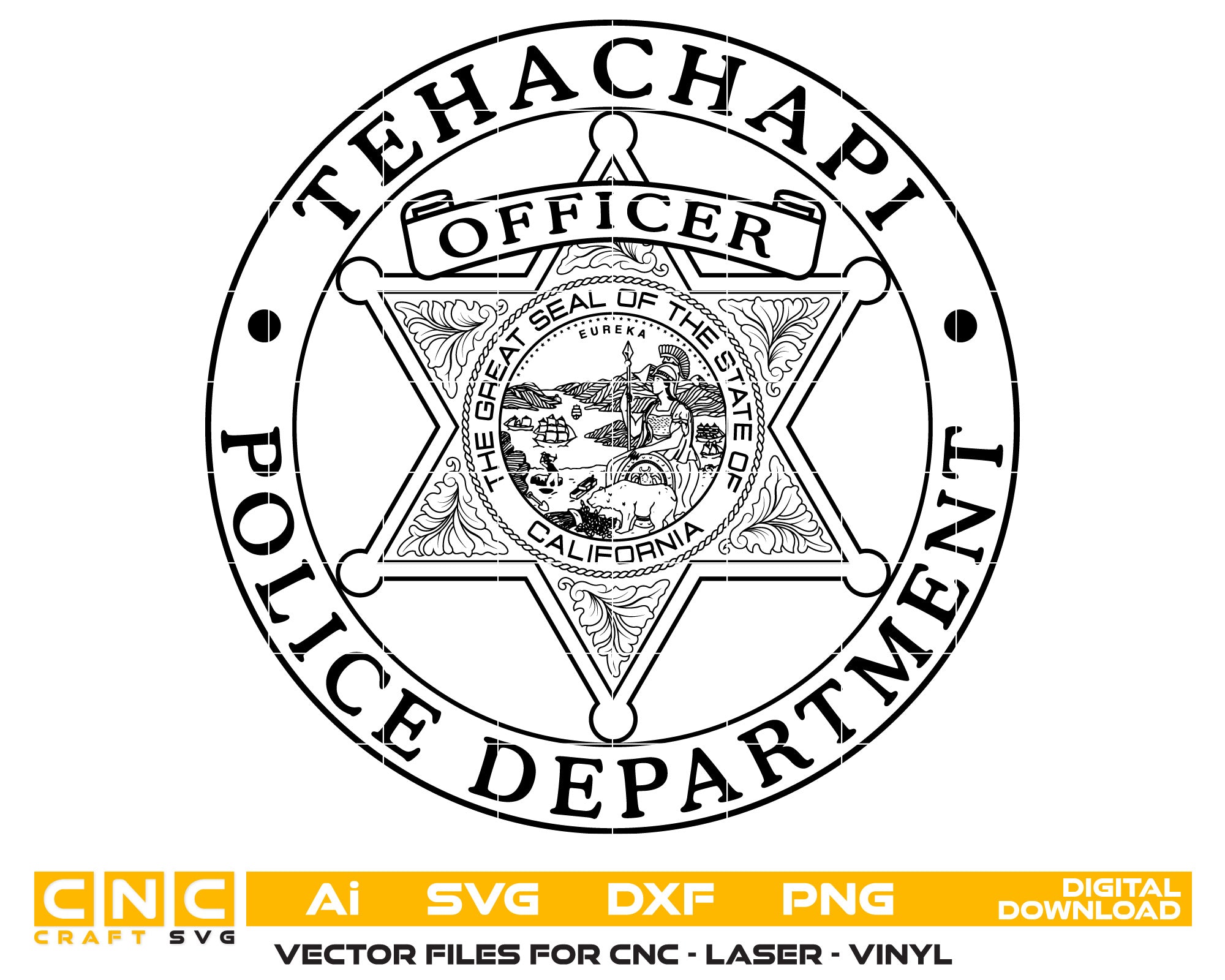 Tehachapi Police Department Logo SVG
Tehachapi Police Logo Vector
Law Enforcement Logo Tehachapi
Police Department Logo SVG
Tehachapi Police Department Emblem