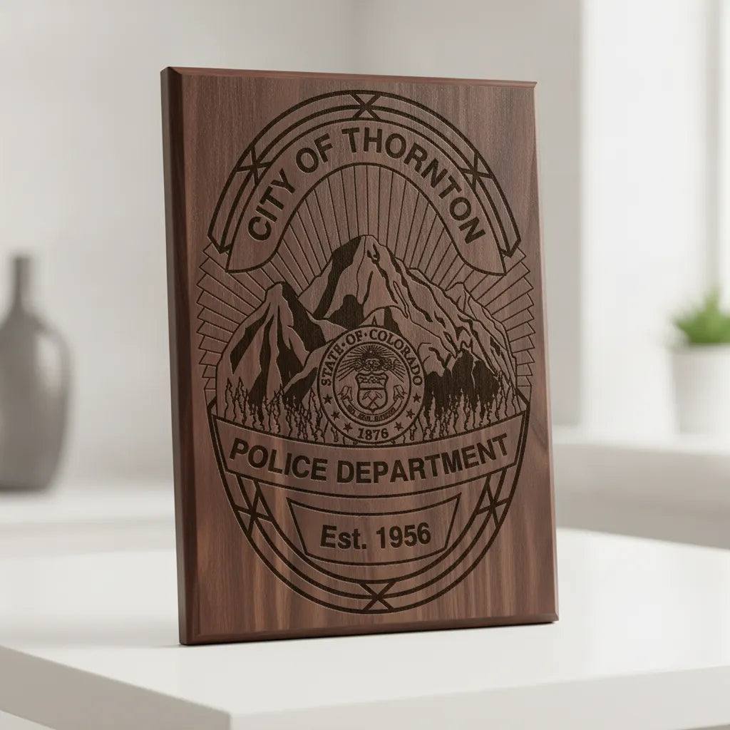 Thornton CO Police Department Badge SVG

Colorado Law Enforcement Shield Vector

State of Colorado Seal Engraving File

Rocky Mountains Police Badge Sign CNC

Police Shield Vector for Laser Engraving