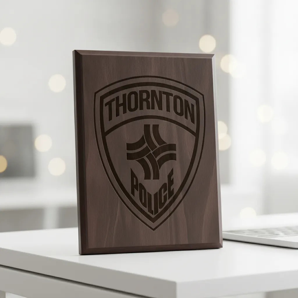 Thornton CO Police Department Patch SVG

Colorado Law Enforcement Shield Vector

Thornton Police Logo Engraving File

Modern Police Patch Sign CNC File

Law Enforcement Patch Vector for Lasers