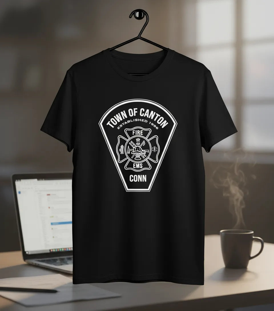Town of Canton Fire EMS Badge SVG

Connecticut First Responder Vector Design

Firefighter Maltese Cross Engraving File

Canton CT Fire Rescue Sign CNC File

Fire and EMS Shield Patch Vector for Laser Cutting