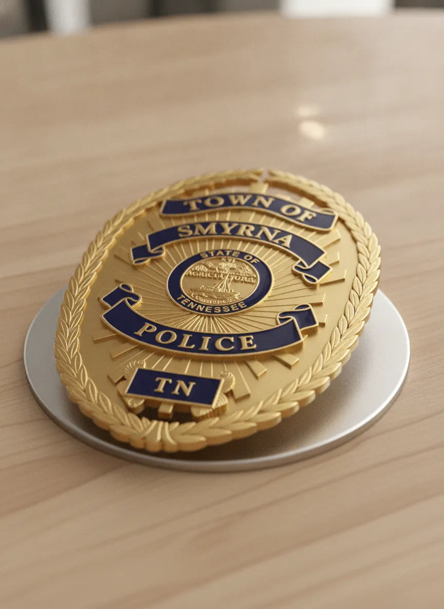 Town of Smyrna TN Police Department Badge SVG

Tennessee Law Enforcement Shield Vector

State of Tennessee Seal Engraving File

Laurel Wreath Police Badge Sign CNC File

Police Shield Vector for Laser Engraving