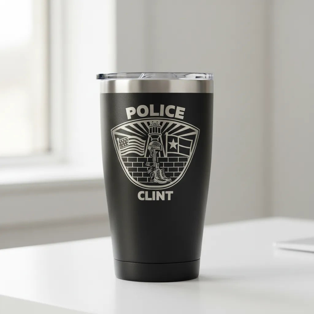 Clint Police Logo Patch SVG

Texas Law Enforcement Vector Design

Police Fallen Soldier Tribute Engraving File

Clint Texas Police Sign CNC File

Shield Patch Vector for Laser Cutting