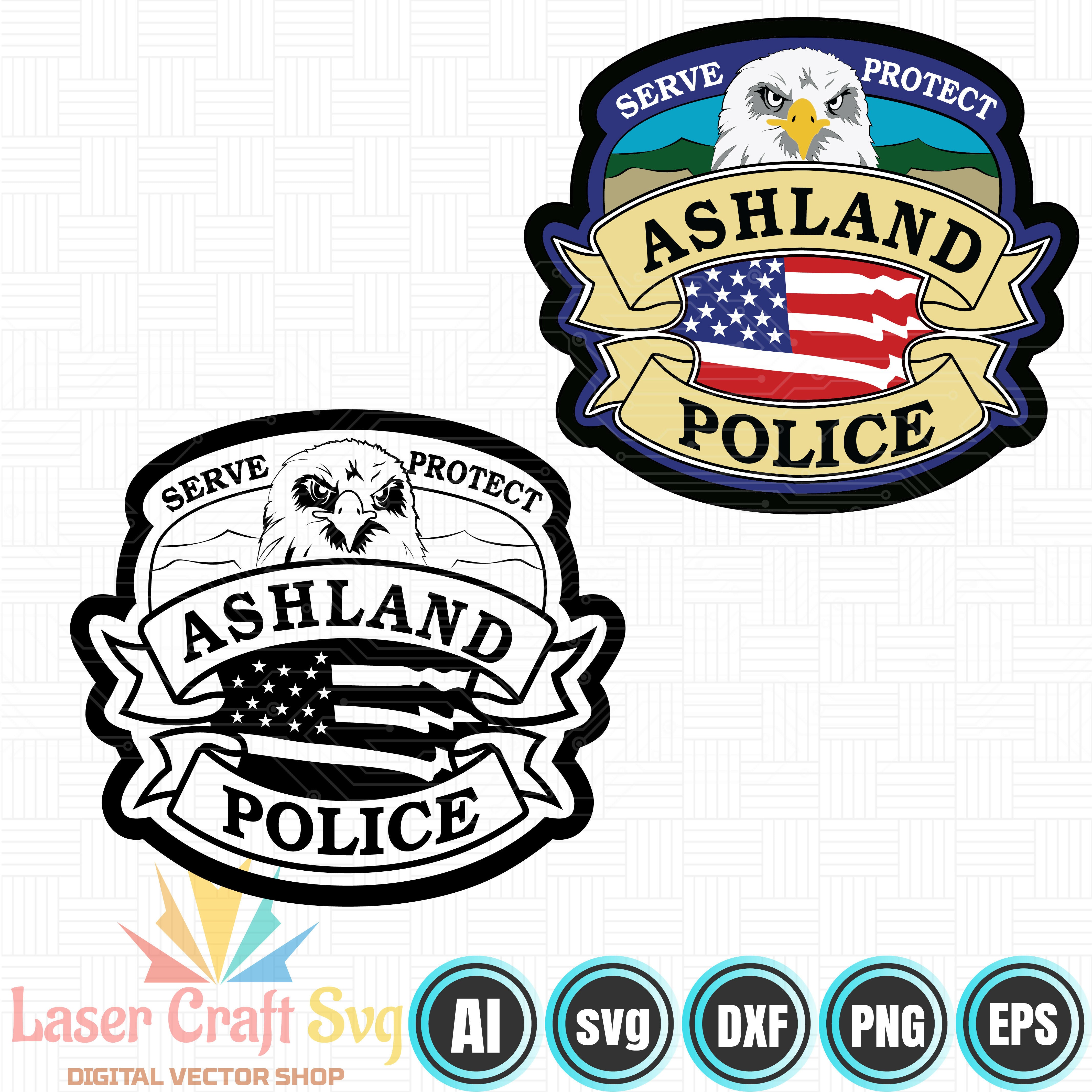 Ashland Server Protect Police Badge-01