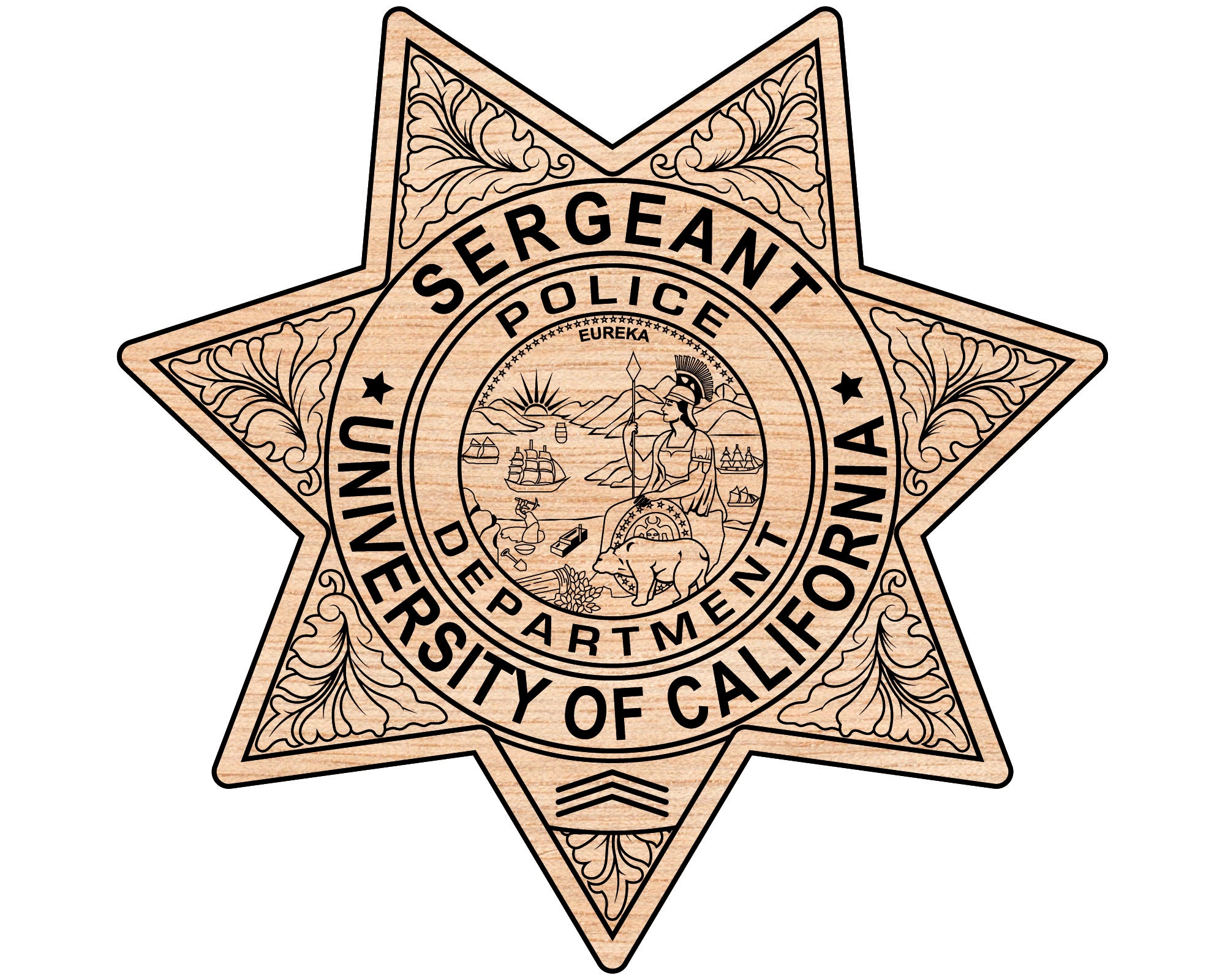 University of California Police Sergeant Badge SVG
UC Police Sergeant Badge Vector
Law Enforcement Badge University of California
Police Sergeant Badge SVG
University of California Police Emblem