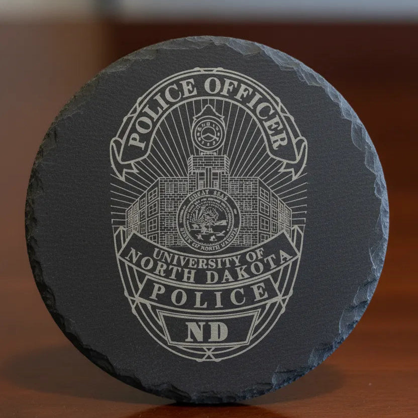 University of North Dakota Police Badge SVG

ND Campus Law Enforcement Vector Design

Eagle Oval Police Badge Engraving File

UND Police Sign CNC Vector File

North Dakota State Seal Vector for Laser Cutting
