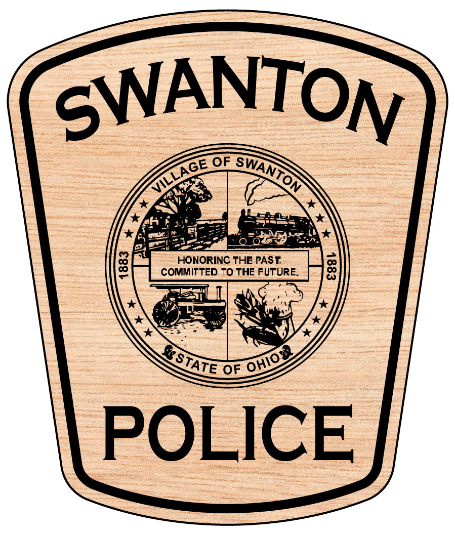 Village of Swanton Police Department Badge SVG
Swanton Police Badge Vector
Law Enforcement Badge Village of Swanton
Police Department Badge SVG
Village of Swanton Police Emblem