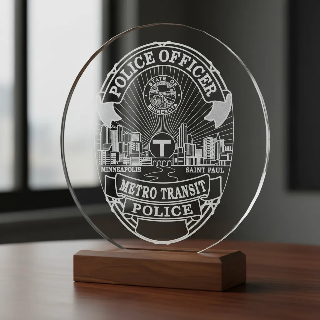 Washington Metro Transit Police Officer Badge SVG

Law Enforcement Transit Vector Design

Transit Officer Badge Engraving File

Washington Transit Sign CNC File

Police Shield Vector for Laser Cutting