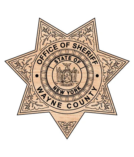 Wayne County Office Of Sheriff Badge New York SVG Law Enforcement Vector