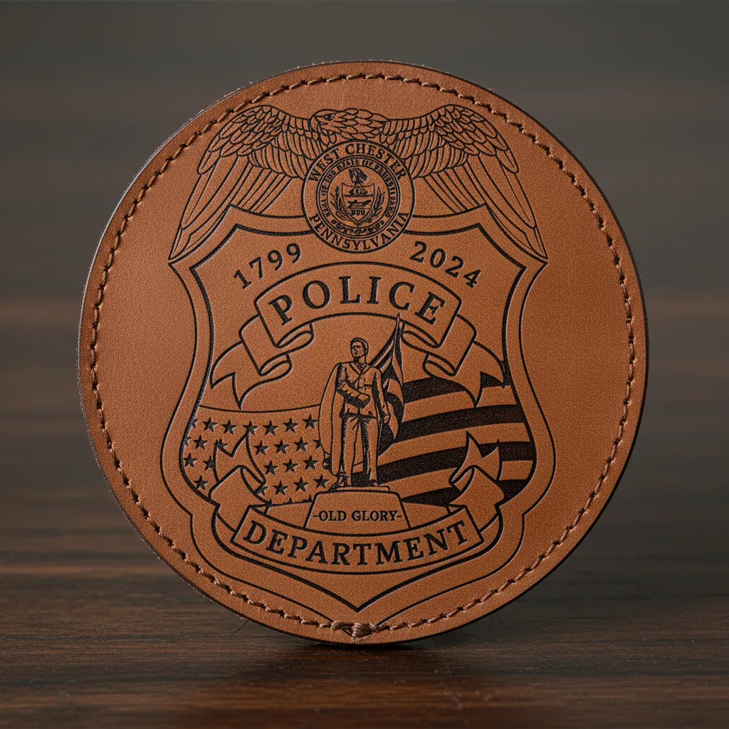 West Chester PA Police Department Badge SVG

Pennsylvania Law Enforcement Commemorative Vector

Eagle Shield Police Badge Engraving File

West Chester Old Glory Sign CNC File

PA State Seal Badge Vector for Lasers