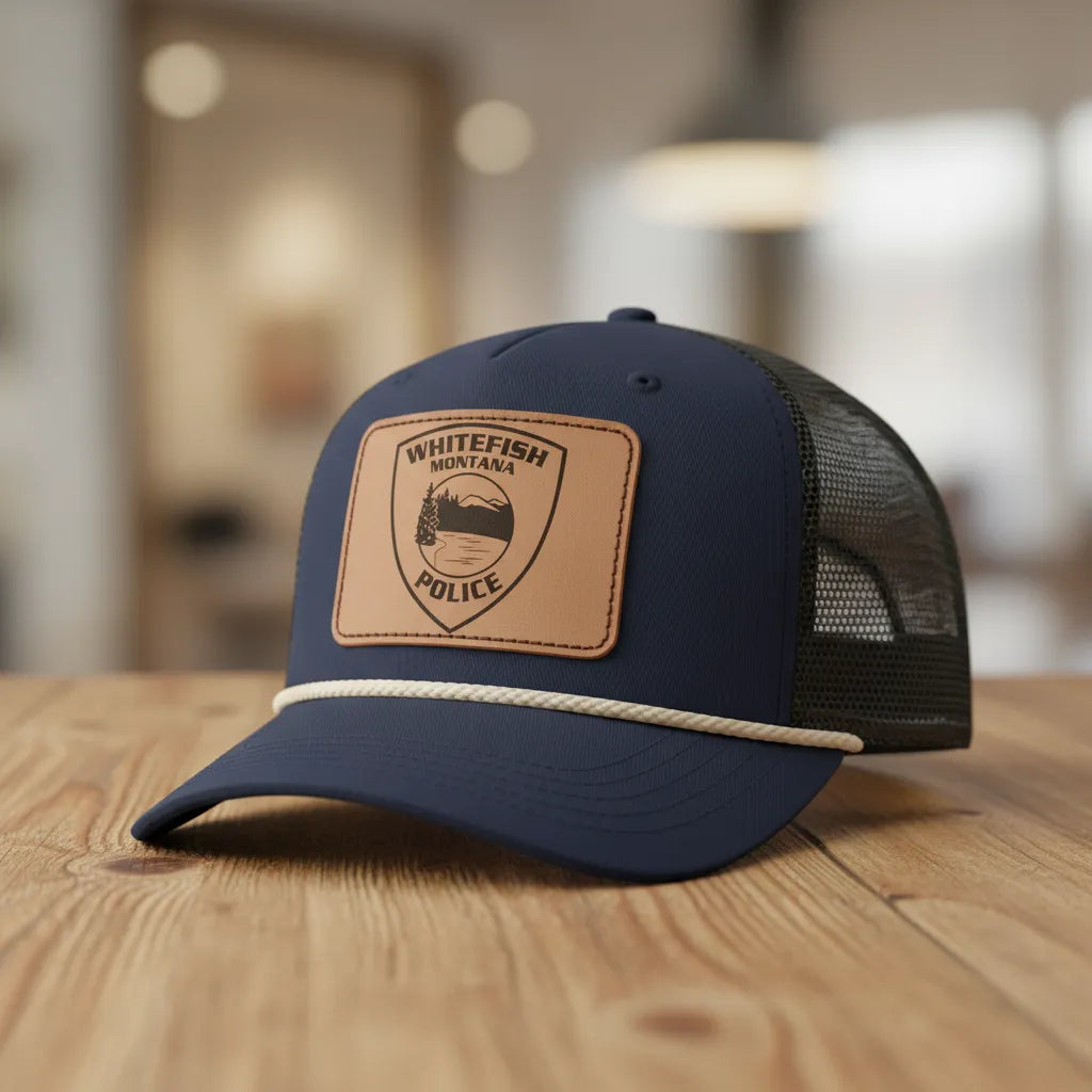 Whitefish Montana Police Logo SVG

Montana Law Enforcement Vector Design

Mountain and Lake Shield Engraving File

Whitefish MT Police Sign CNC File

Scenic Police Patch Vector for Laser Cutting