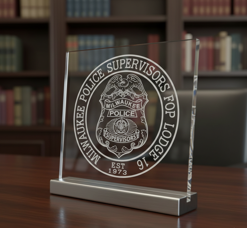 Milwaukee Police Supervisors FOP Lodge 16 Badge SVG

Wisconsin Law Enforcement Circular Vector Design

Fraternal Order of Police Emblem EST 1973

Milwaukee Police Shield for Laser Engraving

FOP Lodge 16 Sign CNC File