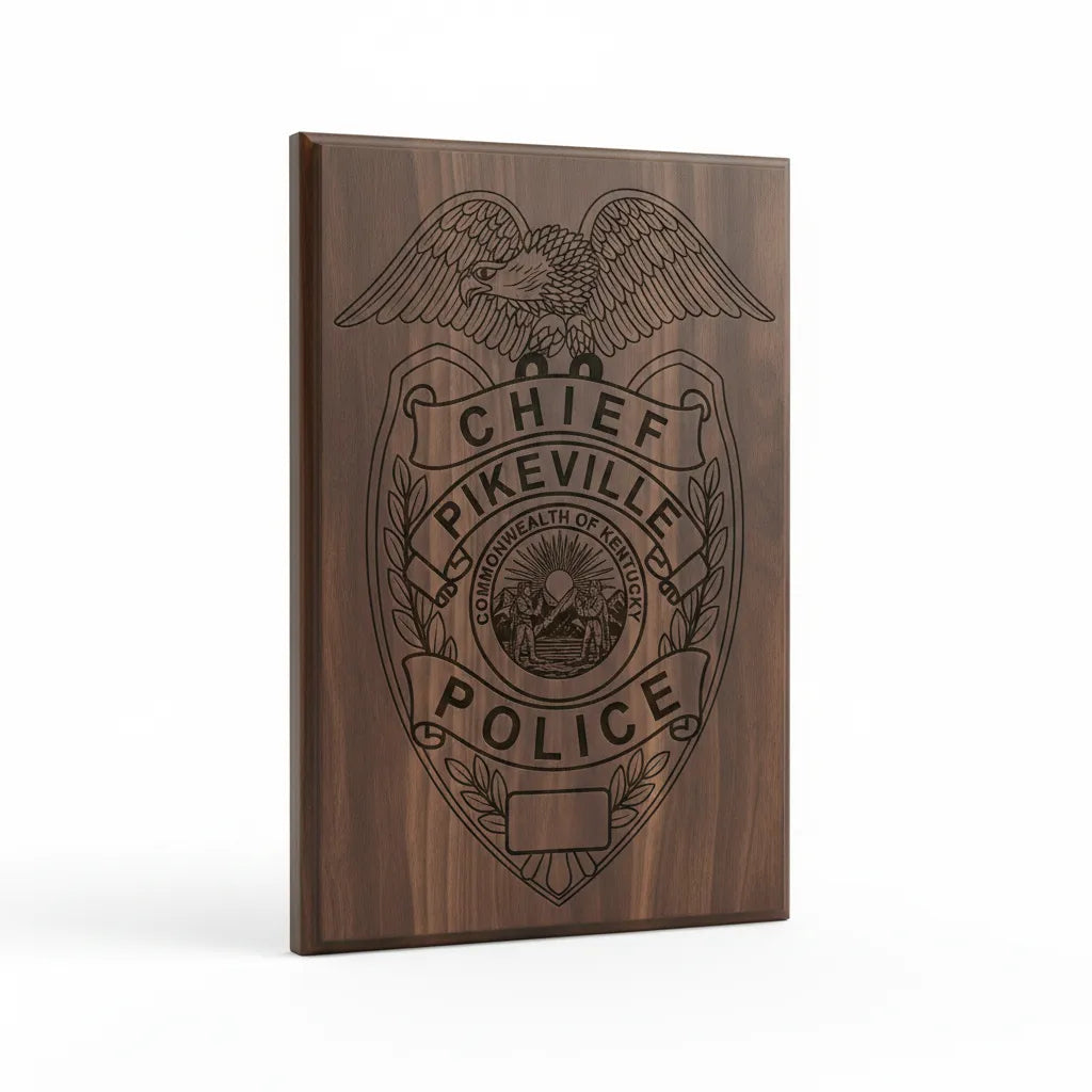 Pikeville Police Chief Badge SVG