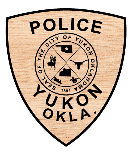 Yukon Police Department Patch Oklahoma SVG Law Enforcement Vector